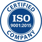 ISO 9001:2015 certified company