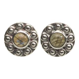 Sunflower Labradorite 92.5 Sterling Silver Stud Earrings