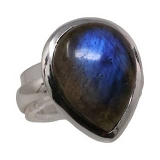 Beauty of a Tear Drop Shape Labradorite Ring | Handcrafted Gemstone Jewelry