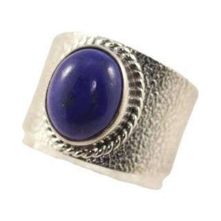 Luxurious Lapis Lazuli: Genuine Sterling Silver Ring for Effortless Elegance | Shop Now!