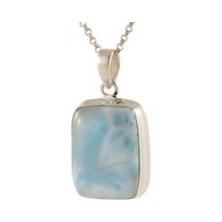 Larimar Sterling Silver Pendant