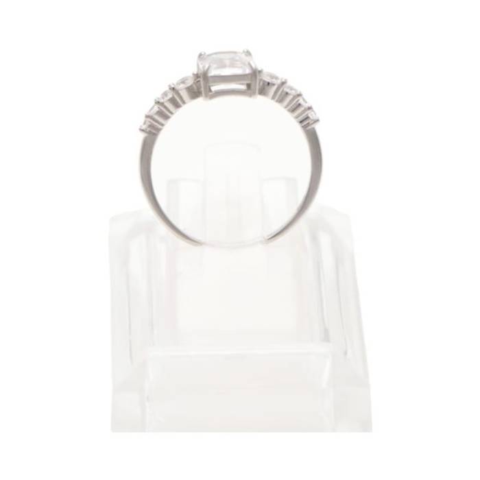 Sparkling Elegance: Sterling Silver Cubic Zirconia Ring for Statement Style – Image 7