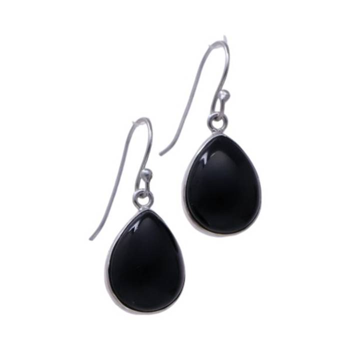 Stunning Black Onyx Sterling Silver Drop Earrings - Elevate Your Style with These Timeless Pieces! – Image 7