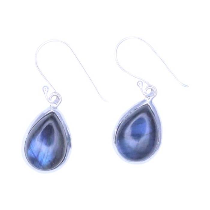 Sparkle and Shine: Labradorite Sterling Silver Drop Earrings | Shop Now! – Image 5