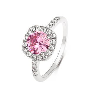 Sparkle All Day: Sterling Silver Pink Cubic Zirconia Jewelry Collection for Effortless Elegance