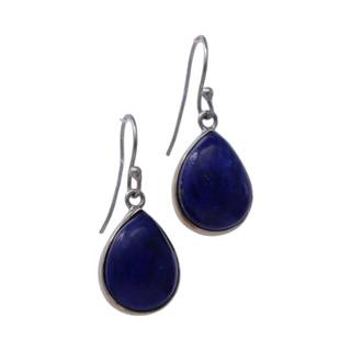 Stunning Lapis Lazuli Sterling Silver Drop Earrings: Elevate Your Style with Modern Elegance