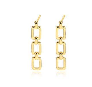 Upgrade Your Style with Luxurious Gold Plated Sterling Silver Stud Earrings