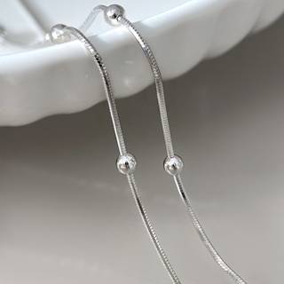 Silver Crystal Chain - Elegant Women's Jewelry Necklace | Sparkling Silver Fashion Accessory