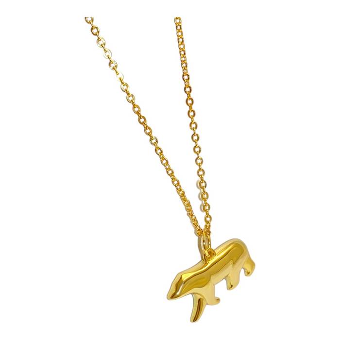 Polar Bear Pendant Necklace – 18K Gold Plated Sterling Silver | Unique Animal Jewelry Gift for Women - Image 6