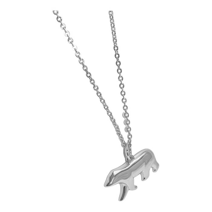 Polar Bear Pendant Necklace – White Gold Plated Sterling Silver | Unique Animal Jewelry Gift for Women - Image 6