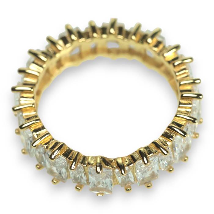 18k Gold Plated Sterling Silver Ring – Elegant Women’s Statement Jewelry - Image 3