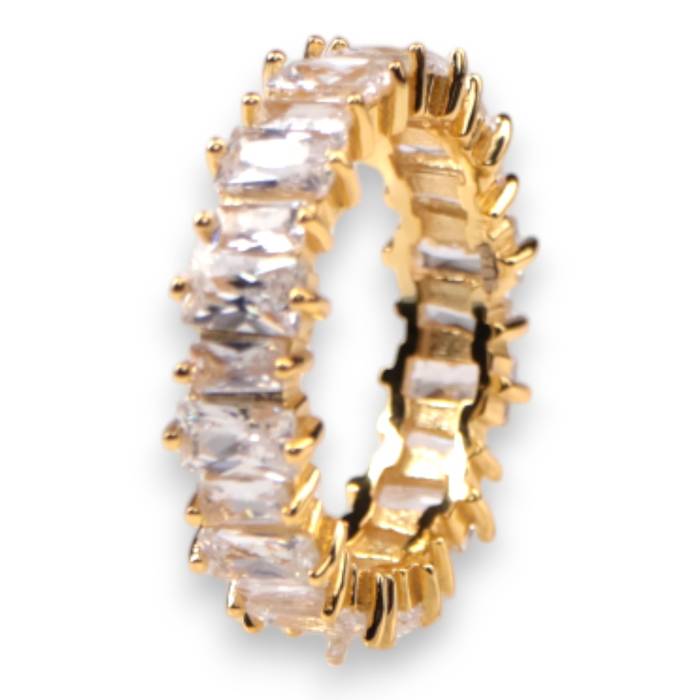 18k Gold Plated Sterling Silver Ring – Elegant Women’s Statement Jewelry - Image 6