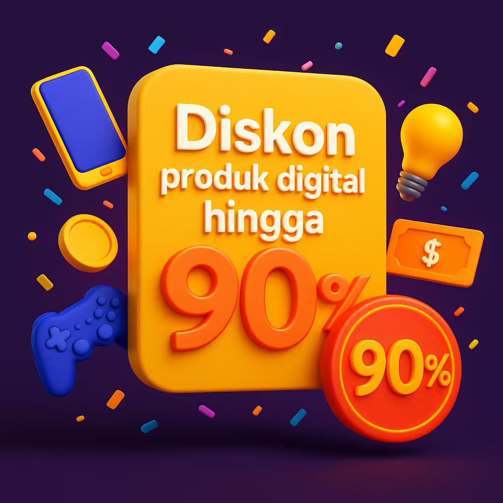 Diskon pula - paket data - voucher game - produk digital