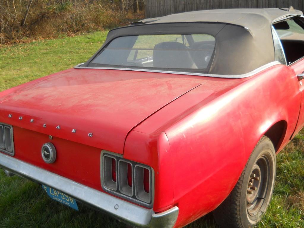 1970 FORD Mustang Original 302 V8 Convertible Restoration Project CAR