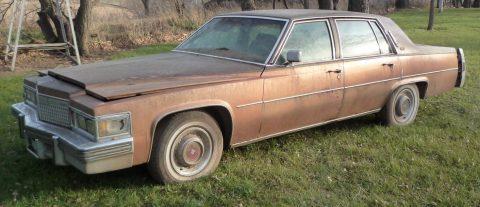 minimal rust 1979 Cadillac Sedan DeVille project for sale