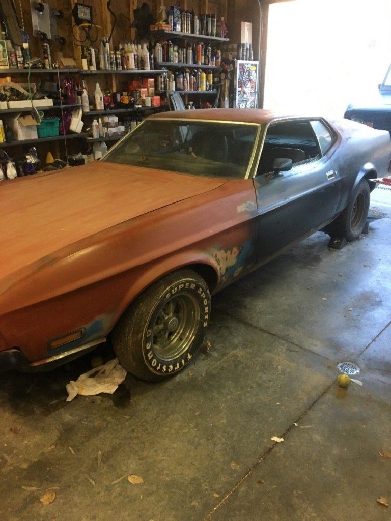 rebuilt engine 1971 Ford Mustang Mach 1 project