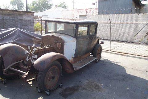 extra chassis 1929 Packard 633 Victoria Coupe Standard 8 project for sale