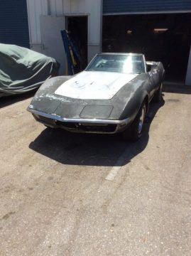 few things missing 1972 Chevrolet Corvette LT1 Convertible project for sale