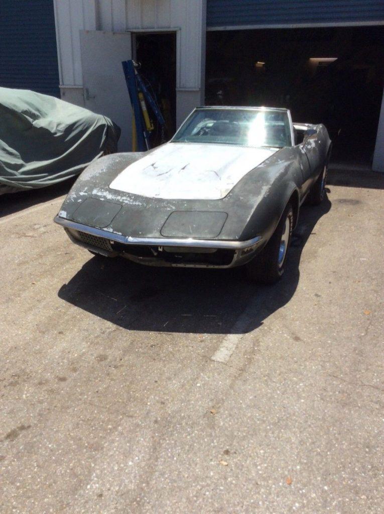 few things missing 1972 Chevrolet Corvette LT1 Convertible project