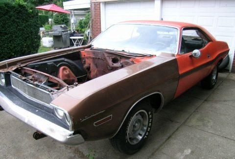 rare 1970 Dodge Challenger R/T project for sale