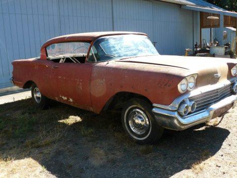 missing engine 1958 Chevrolet Bel Air/150/210 project for sale