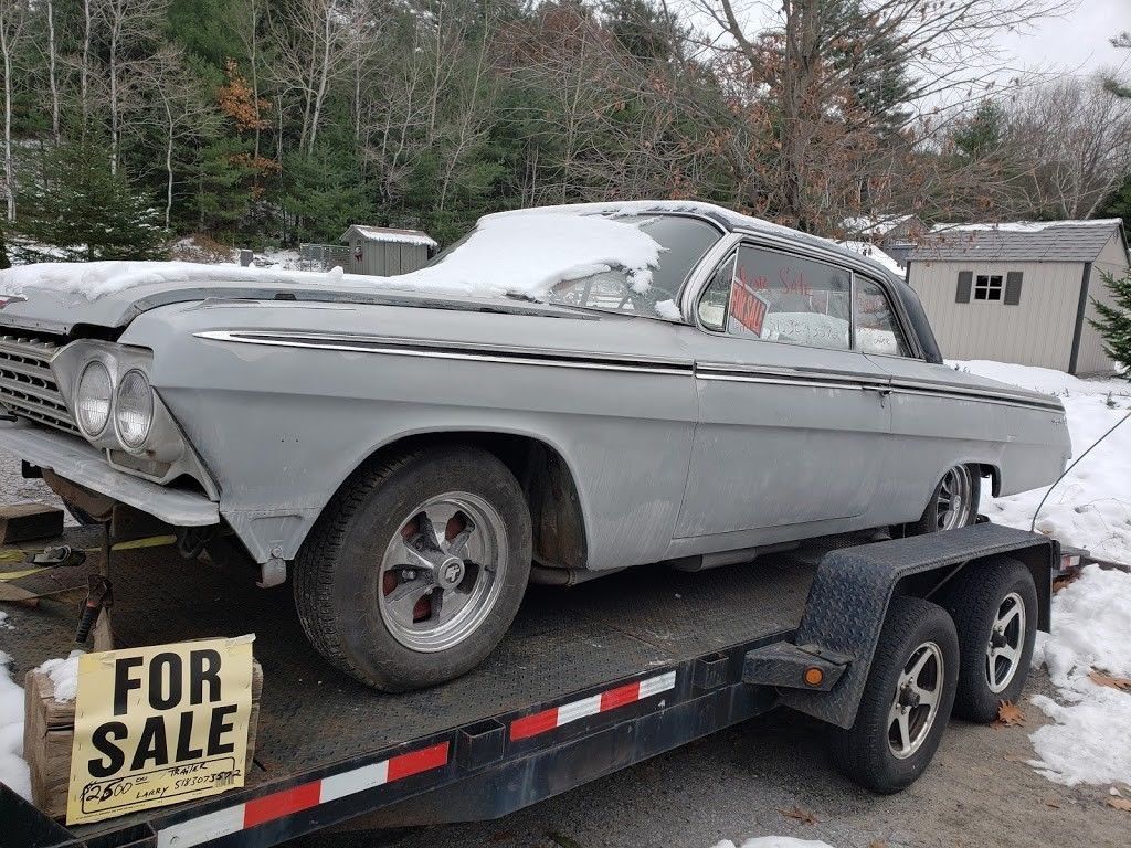 starts and drives 1962 Chevrolet Impala Sport coupe project