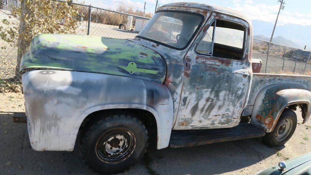 clean sheetmetal 1955 Ford F 100 Project