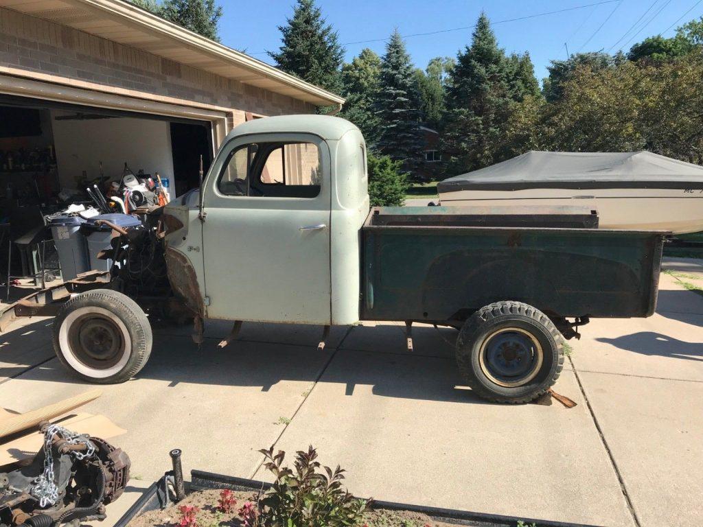 many extra parts 1950 Ford F1 Pickup project