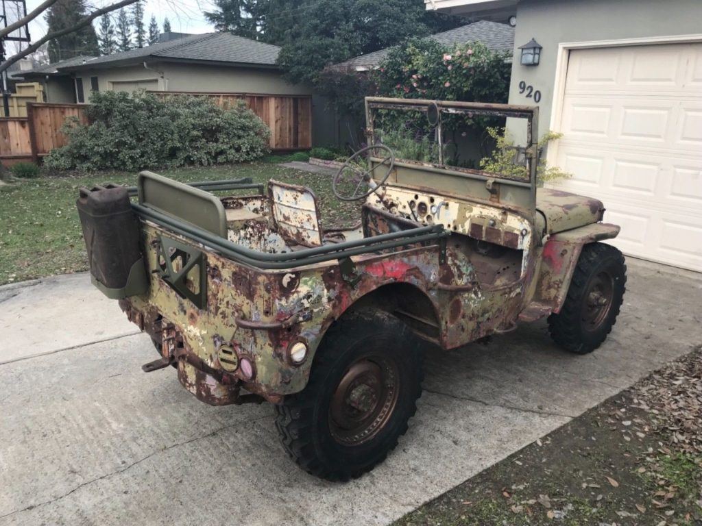 needs restoration 1943 Ford GPW Army Jeep project