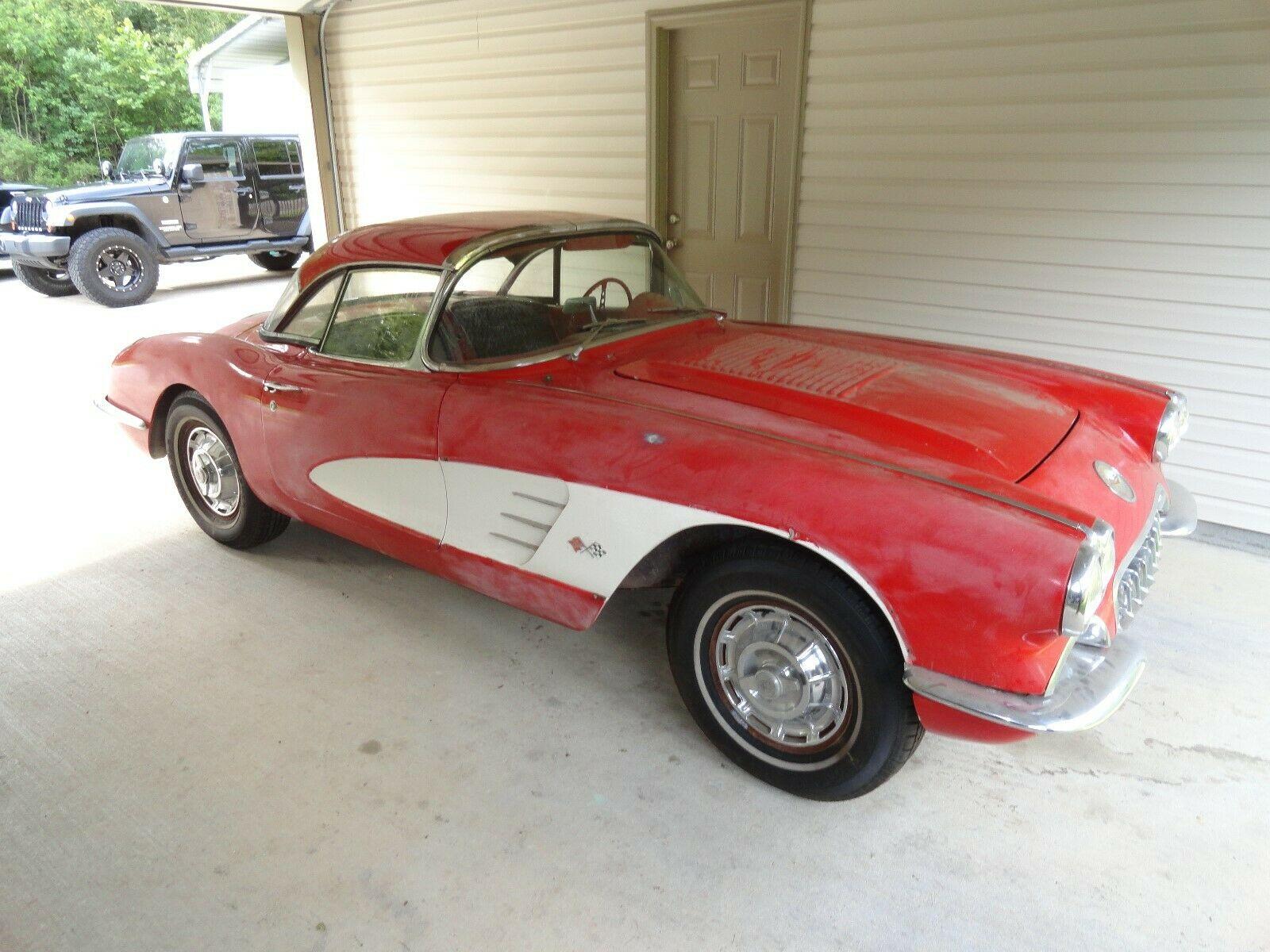 solid 1958 Chevrolet Corvette project for sale