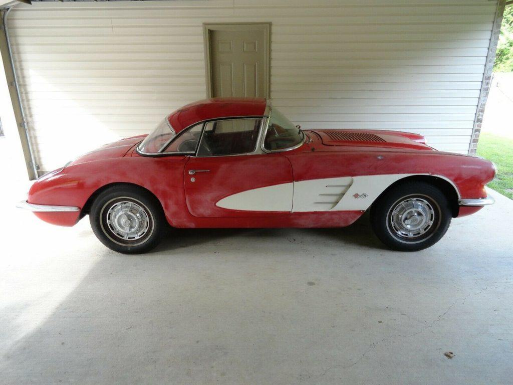 solid 1958 Chevrolet Corvette project for sale