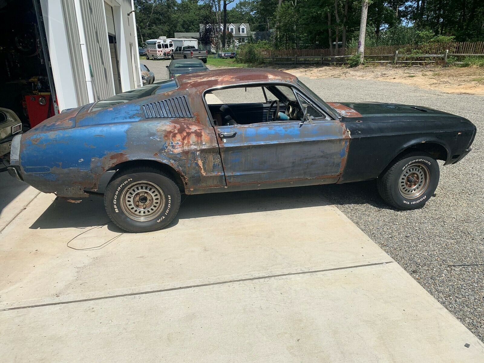 4 Speed 1968 Mustang Fastback 289 V8 project @ Project cars for sale