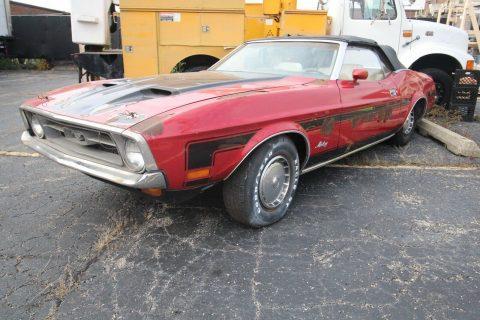 needs work 1972 Ford Mustang Convertible project for sale
