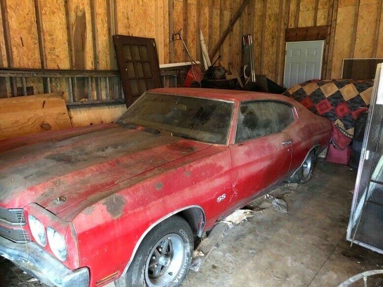 1970 chevelle ss project car for sale information