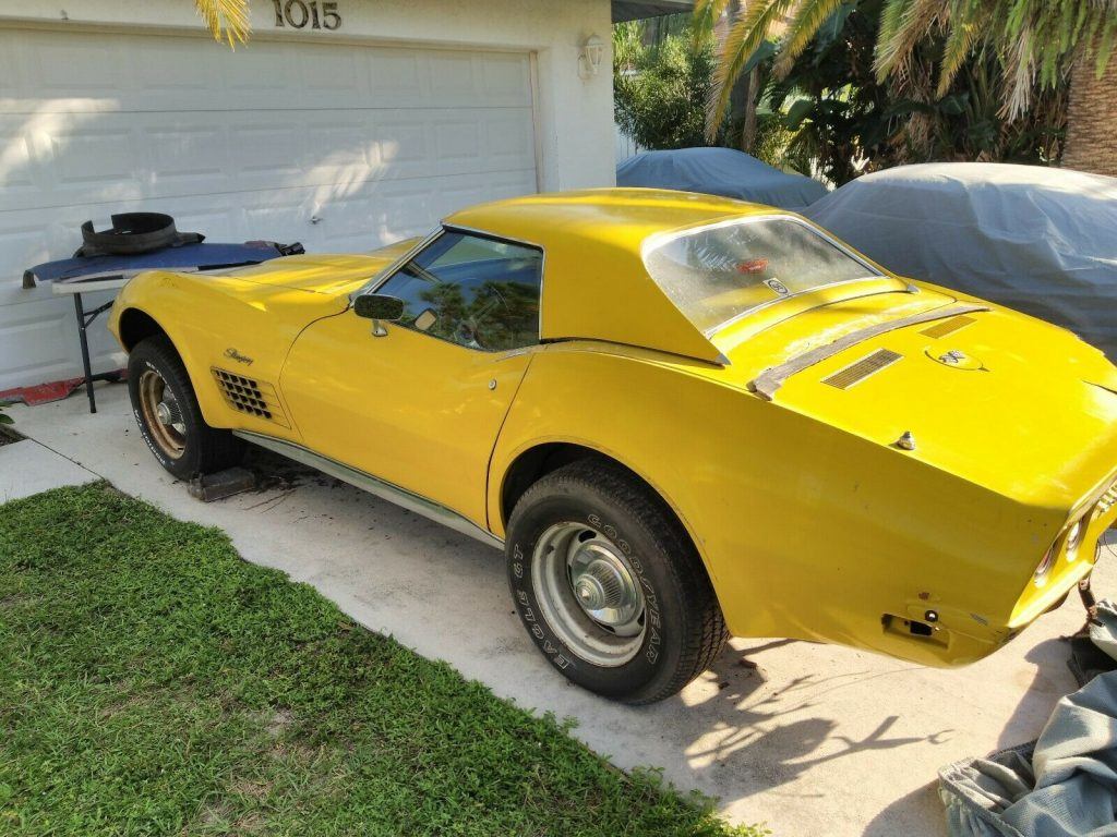 new parts 1972 Chevrolet Corvette project
