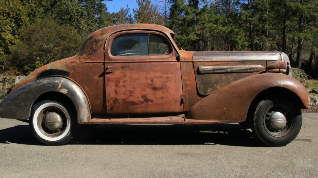 very solid 1936 Buick Series 40 Business Coupe Series 46 project
