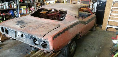 needs total restoration 1972 Plymouth Barracuda project for sale