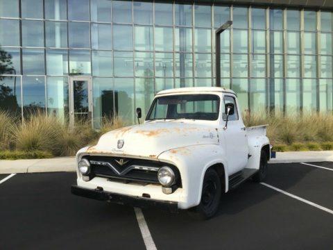 1955 Ford F 100 Custom cab project [rebuilt drivetrain] for sale