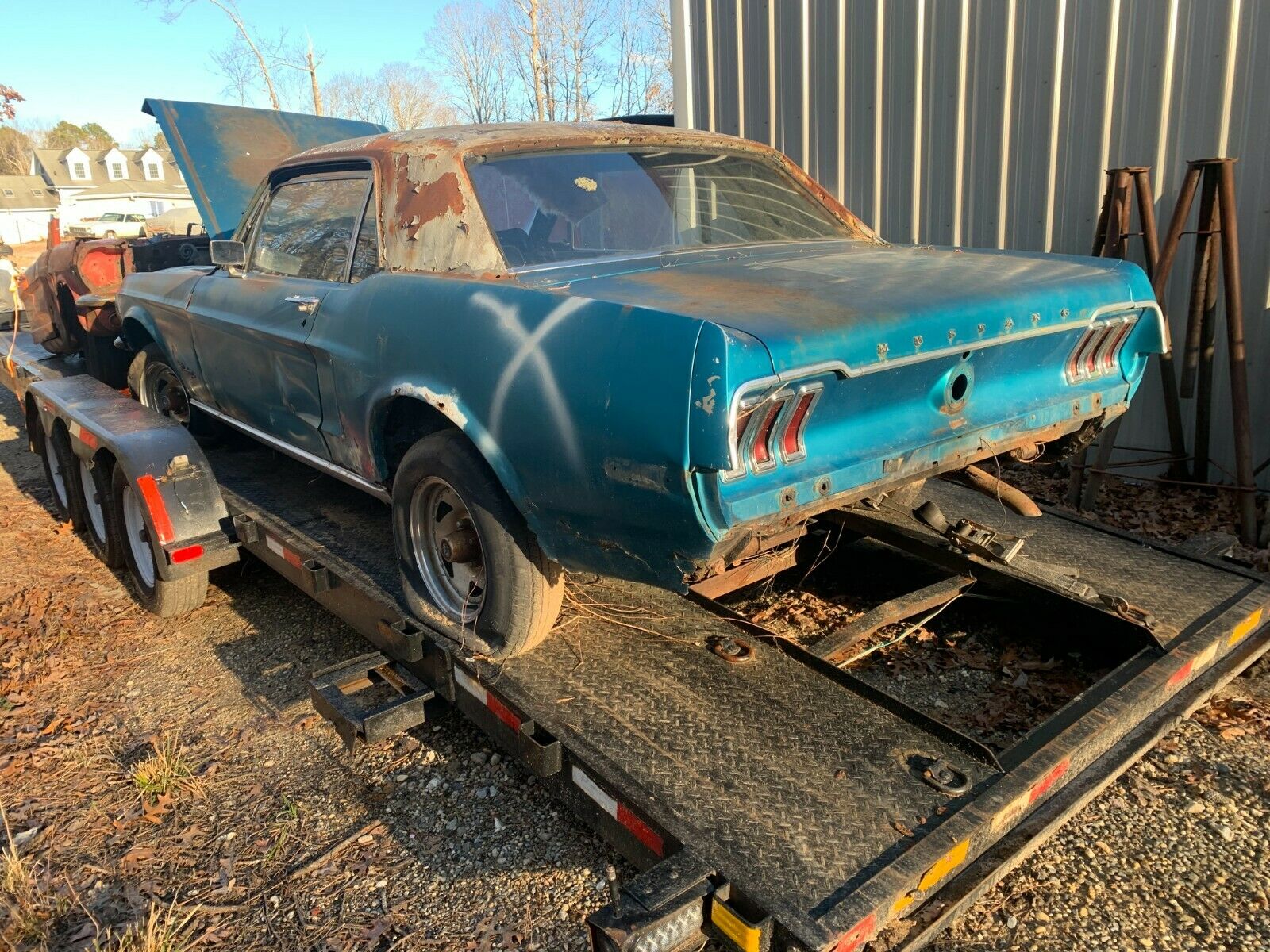 quite solid 1968 Ford Mustang Coupe PROJECT for sale