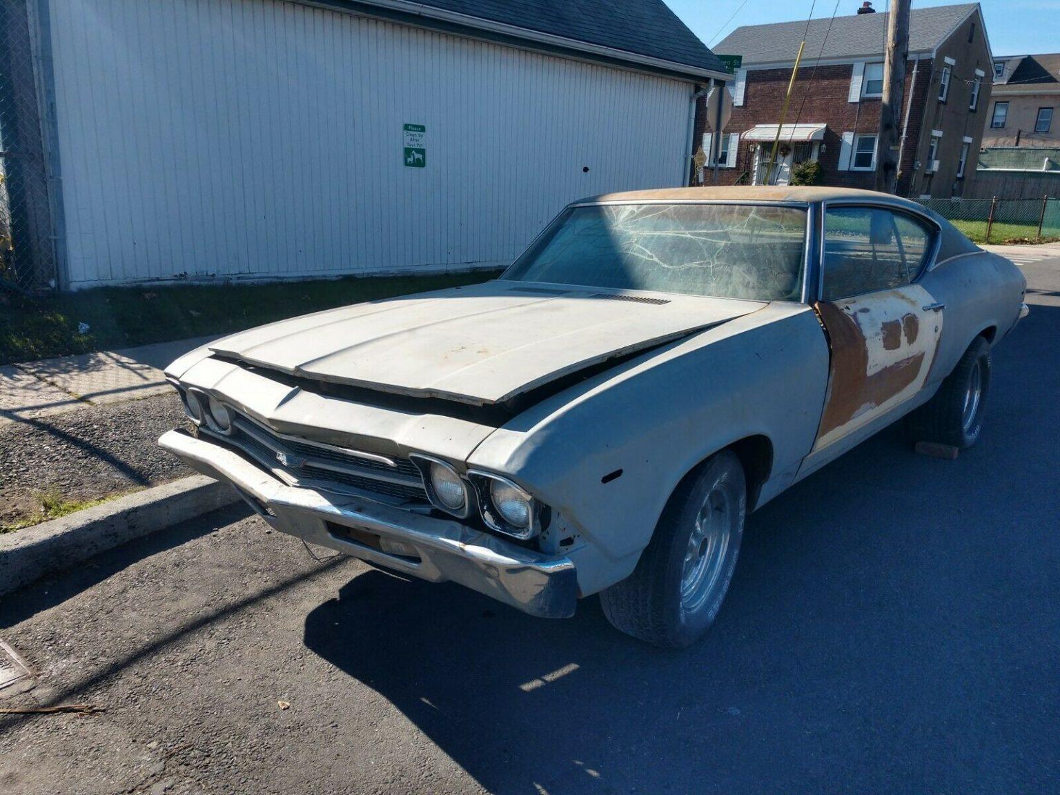 very solid 1969 Chevrolet Chevelle 454 projecct Project cars for sale