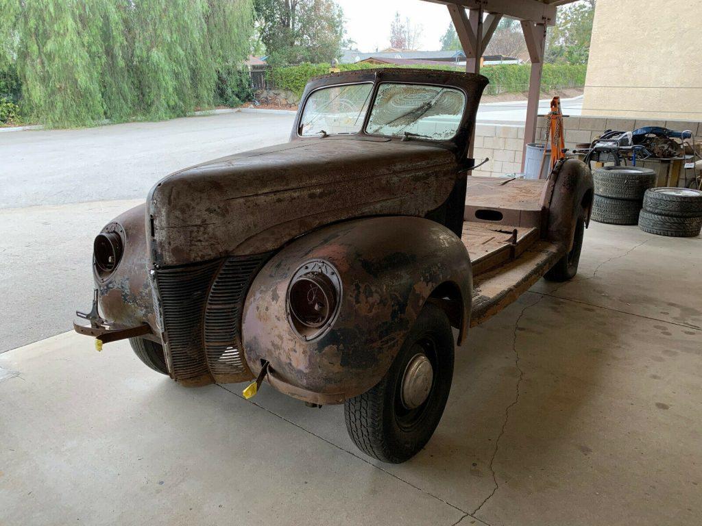 1940 Ford Deluxe Woody Station Wagon Project [no drivetrain]