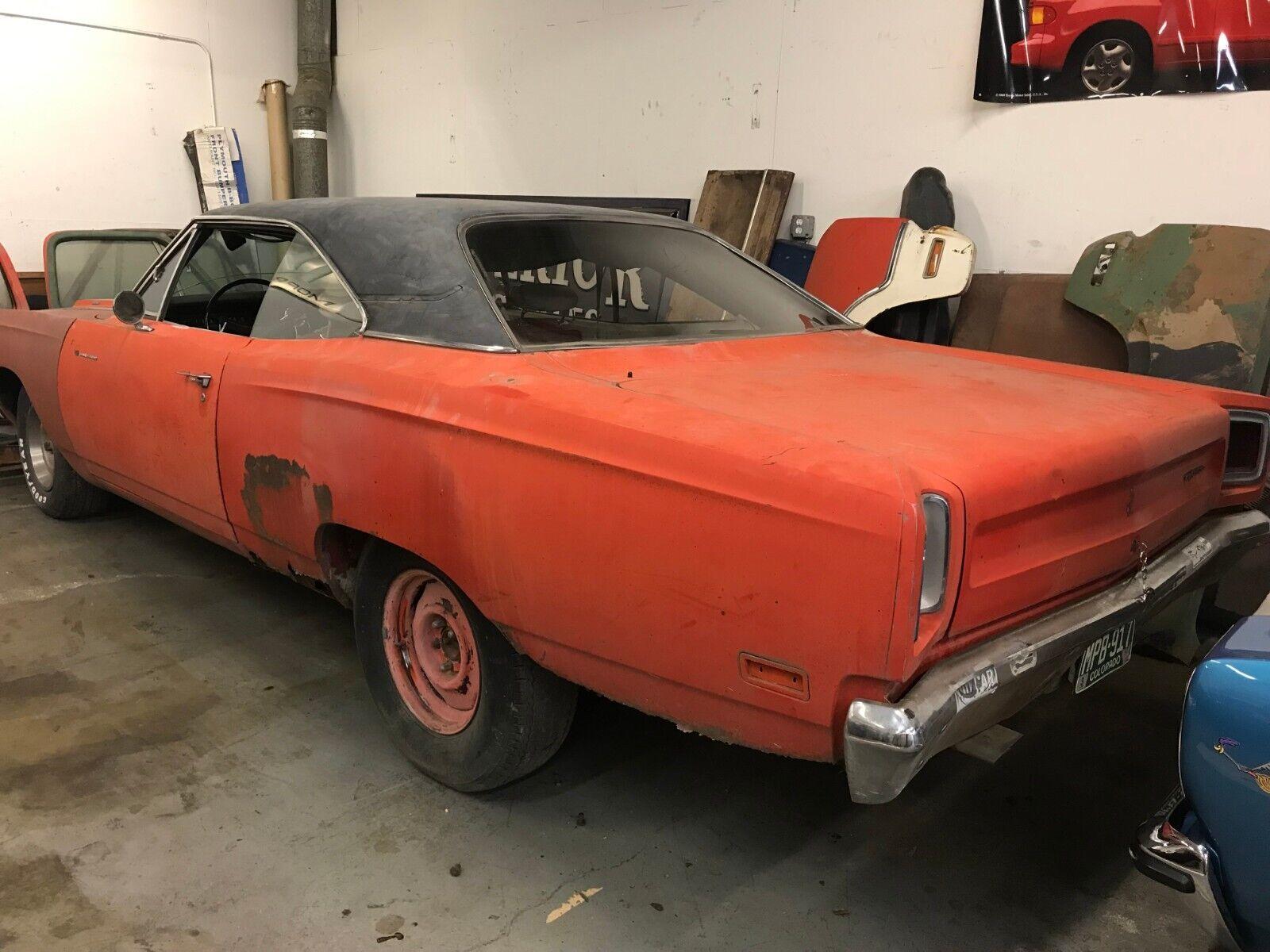 1969 Plymouth Road Runner Project Numbers Match Original R4 Red