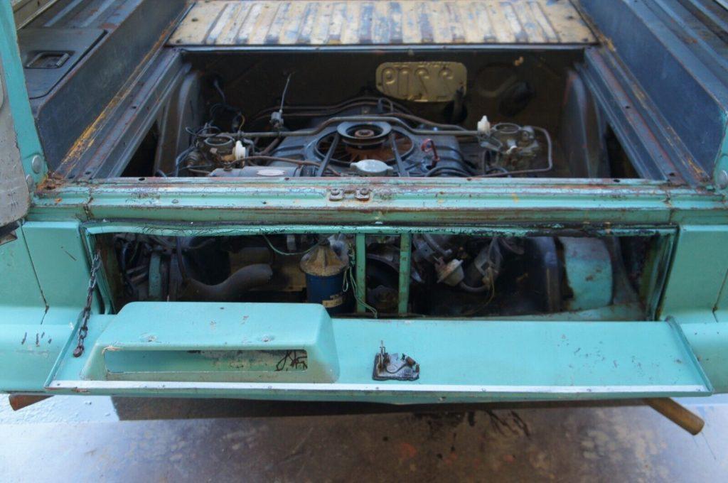 1964 Chevrolet Corvair Greenbrier project [barn find]