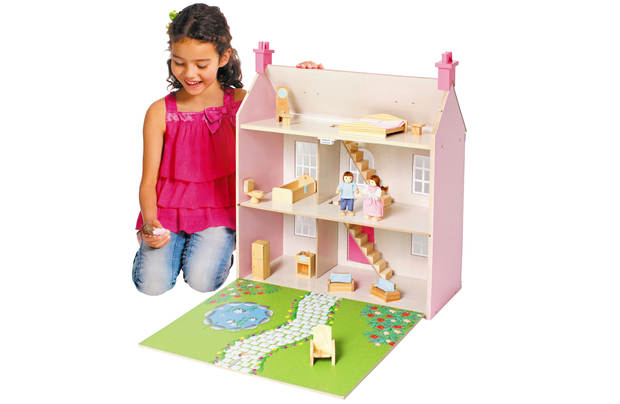 Buy Jupiter Workshops Wooden 3 Storey Dolls House, Doll houses