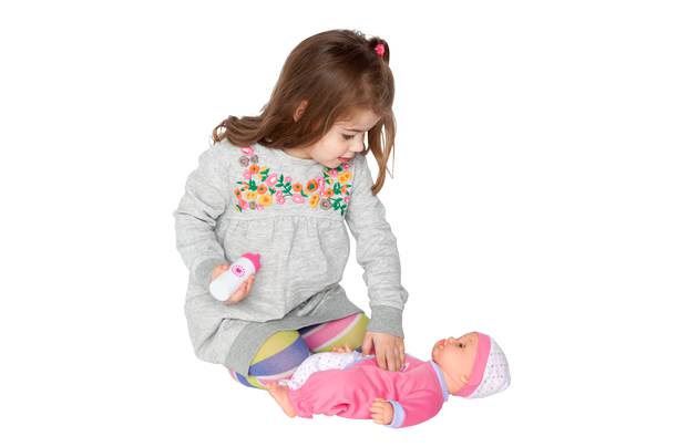Chad valley babies to top love lily interactive doll