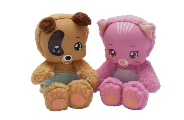 Chad Valley Pink Kitty Fluffy Friends Dolls Fluffy Toys Chad Valley Toys