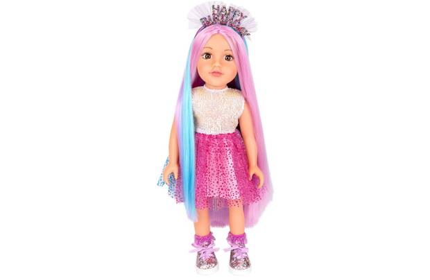 Our Generation - Doll w/ Multi Colored Hair, Rosa