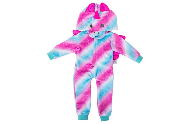 Chad Valley Designafriend Unicorn All-In-One Outfit For Doll Clothes Girls Play 
