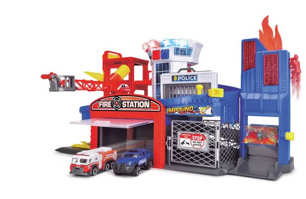 Chad Valley Lights and Sound Farm Playset, Vehicle City