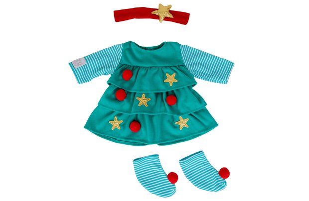 Chad Valley Tiny Treasures Christmas Tree Dress Tiny Treasures